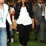 Jennifer Hudson (and her Outfit) a Hit at Super Bowl XLII