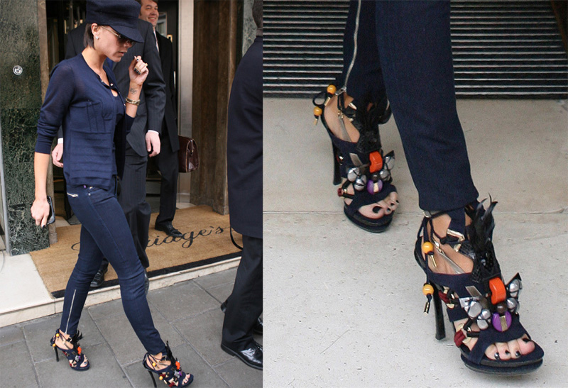 Victoria Beckham ahead of the game in Louis Vuitton