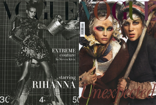 rihanna vogue italia september 2009 couture supplement cover