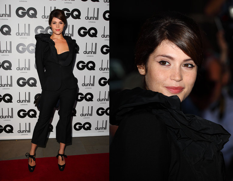 Gemma Arterton gq men of the year red carpet