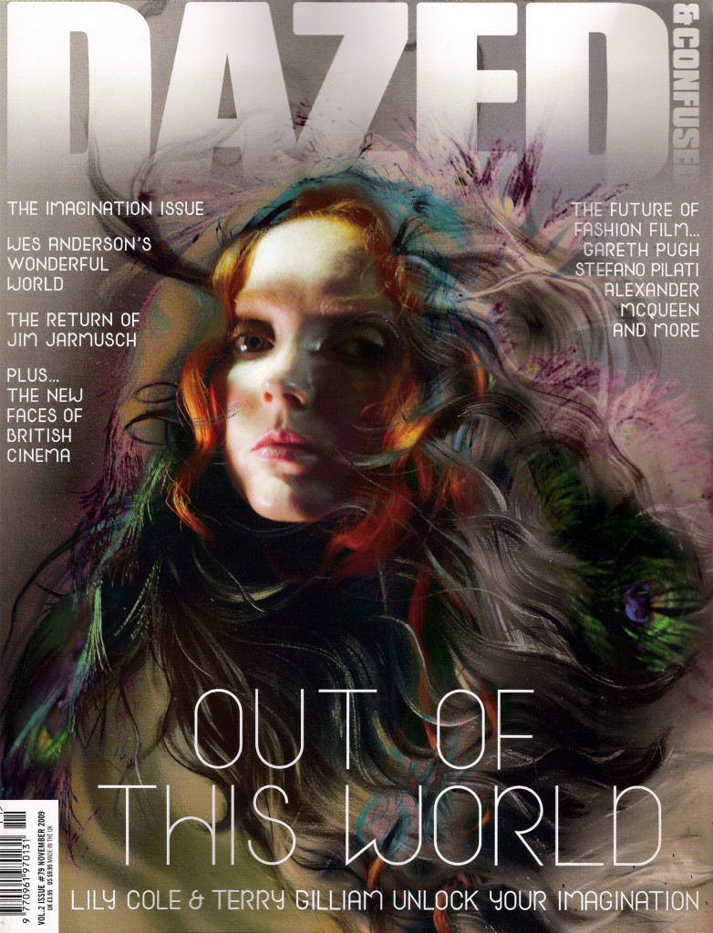 dazed digital november 2009 lily cole cover