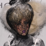 Lady Gaga 13th Annual 2009 ACE Awards lace veil