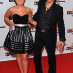 Meghan Linsey and Joshua Scott Jones of Steel Magnolia attend the 43rd Annual CMA Awards