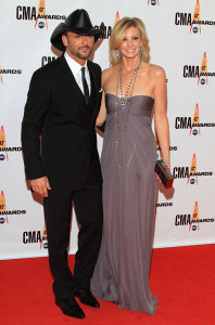 Tim McGraw and Faith Hill attend the 43rd Annual CMA Awards