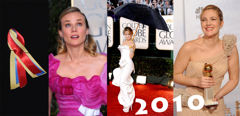 golden globes red carpet fashions