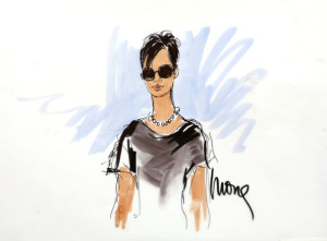 Rihanna Courtroom sketch