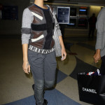 Rihanna in Gaultier union jack sweater Rihanna in Gaultier union jack sweater