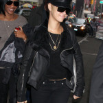 Rihanna loves her village people hat Rihanna loves her village people hat