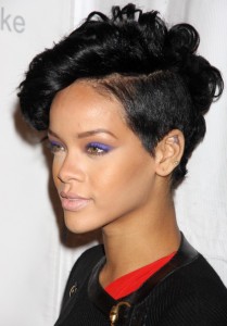 Rihanna purple eyeshadow
