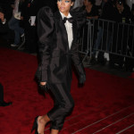 Rihanna shouldered tux Rihanna shouldered tux