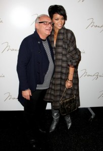 Rihanna with Max Azria fashion week Fall 2009