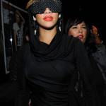 R⁬ihanna orange lipstick studded shades