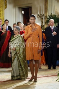 michelle obama arrival ceremony