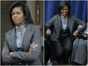 michelle obama menswear chic