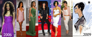 rihanna style evolution