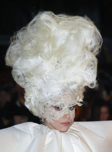 Lady Gaga Hair - Brit Awards 2010