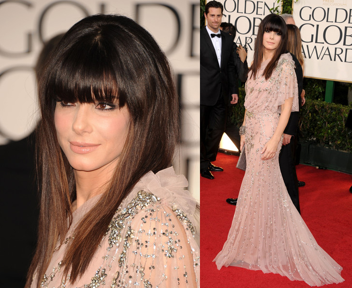 sandra bullock golden globes 2011. Sandra Bullock