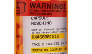 moschino pill bottle phone case